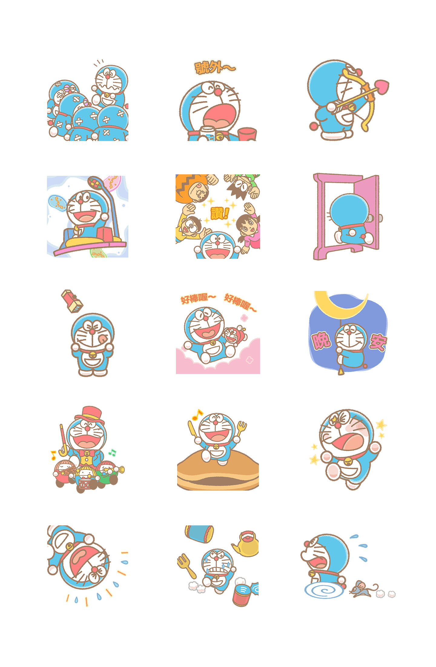 哆啦A梦 全萤幕贴图 预览 3