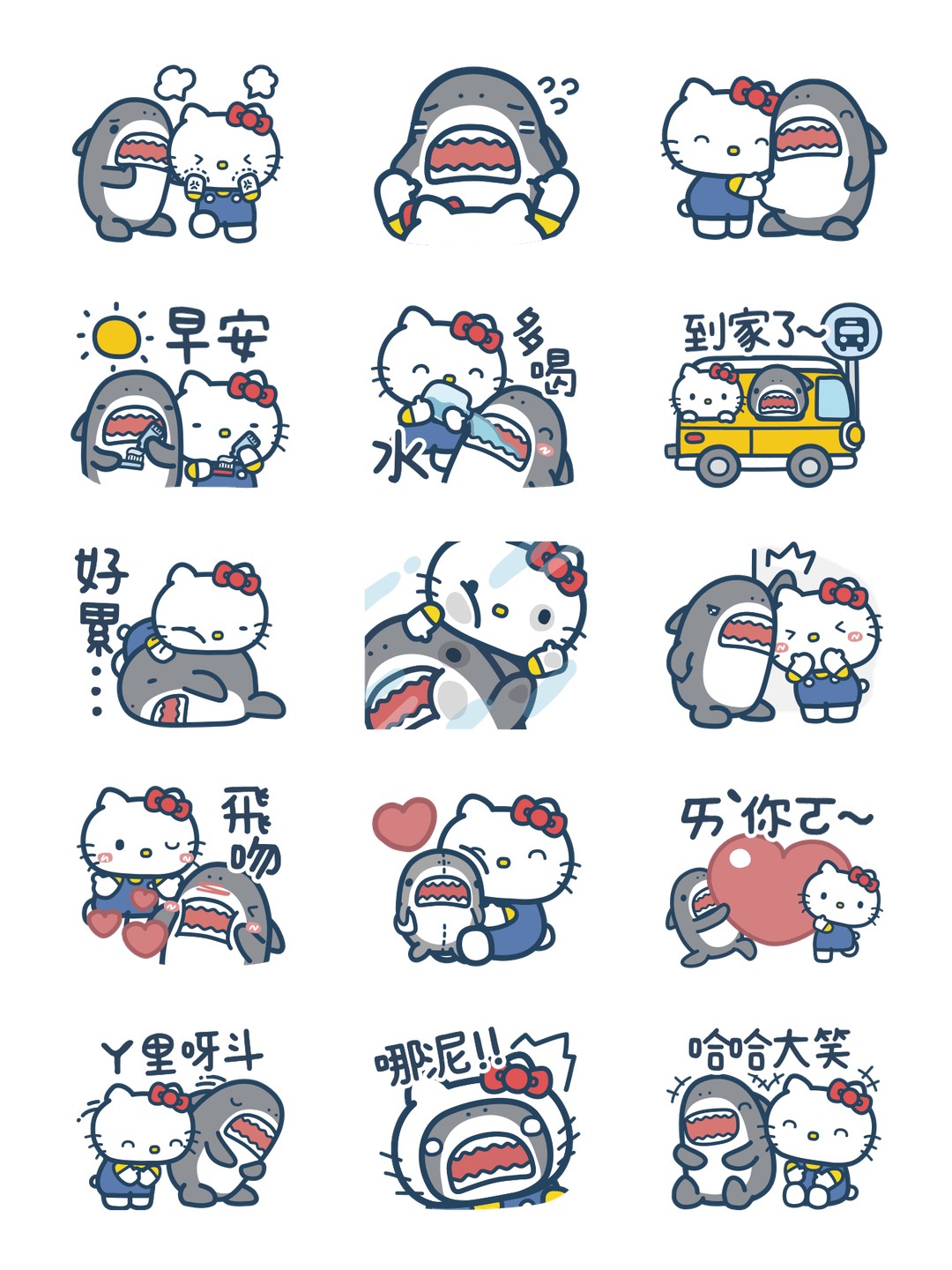 Hello Kitty 50週年 x 鯊魚先生 可愛派對篇 详情 1