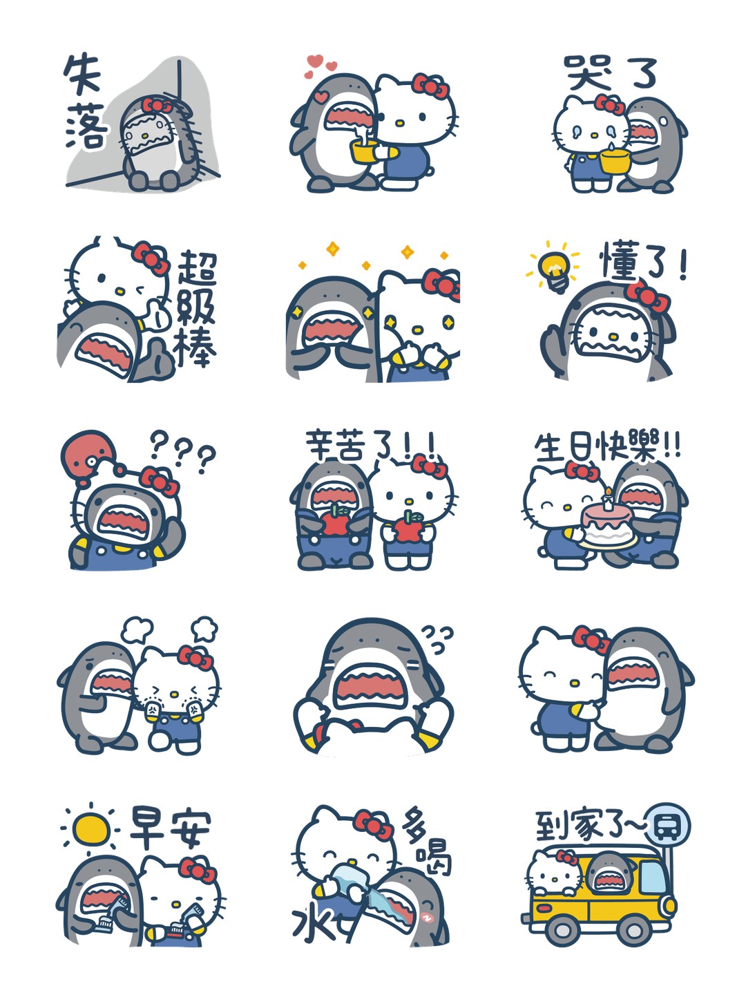 Hello Kitty 50週年 x 鯊魚先生 可愛派對篇 详情 2