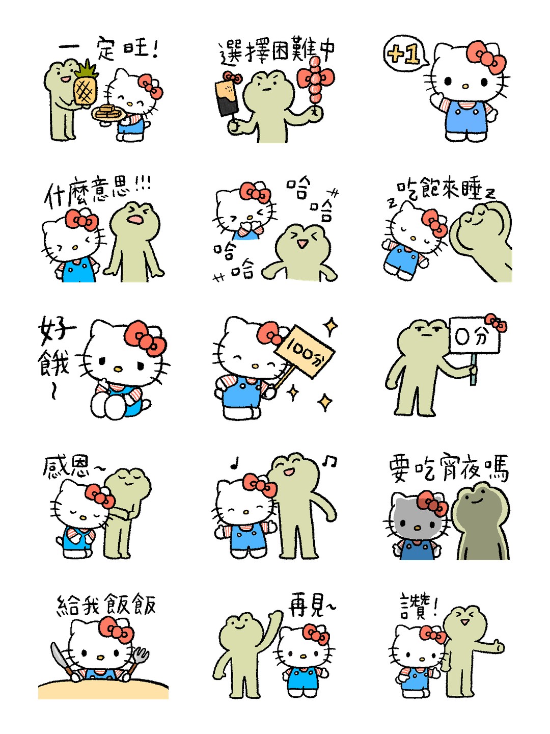 Hello Kitty 50週年 x 呱鬆蛙蛙 详情 3