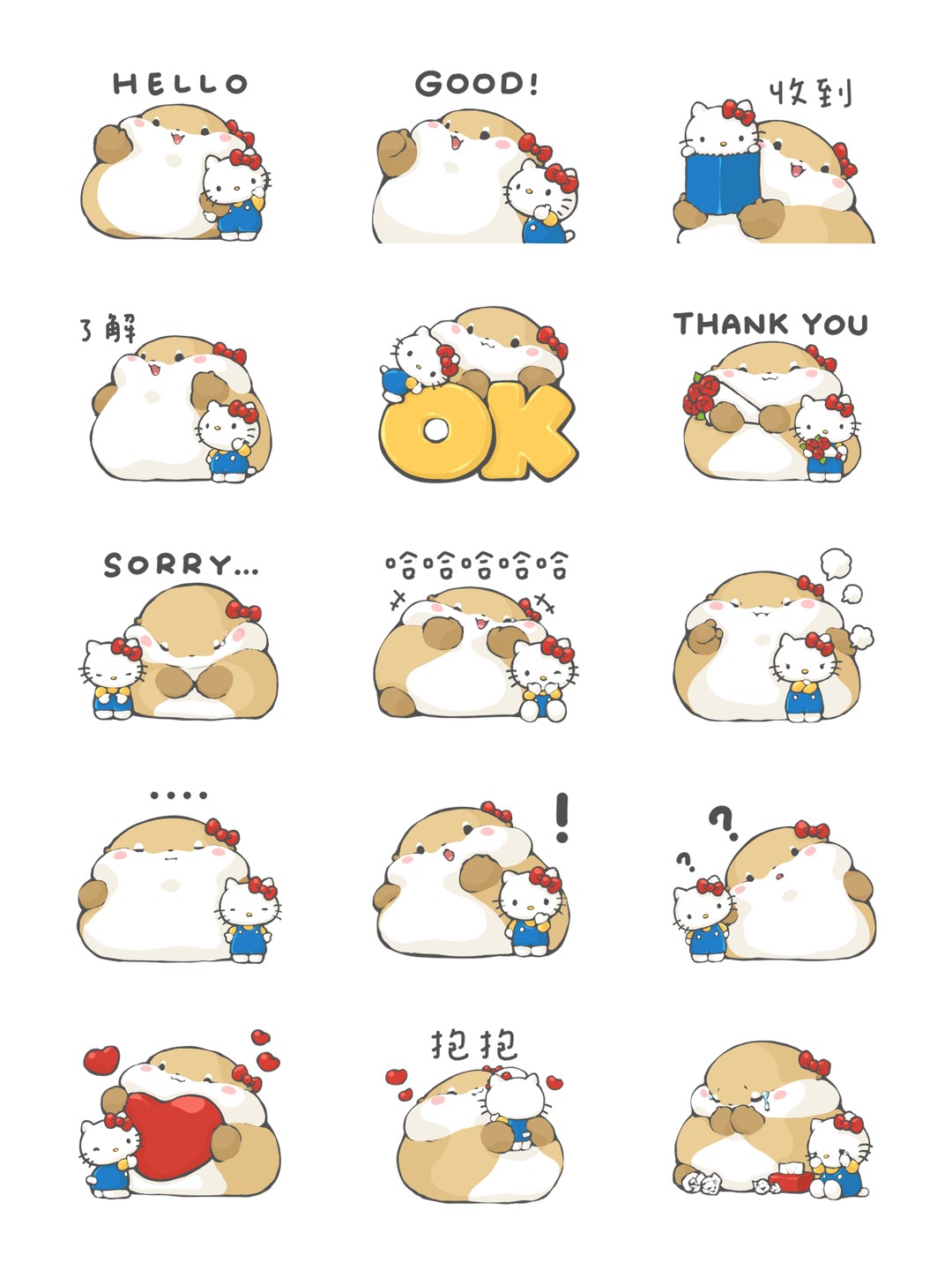 Hello Kitty 50週年 x 肥嫩水獺 详情 1