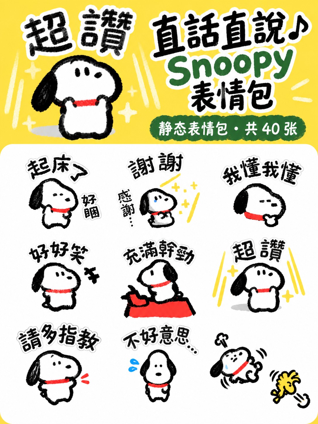 直話直說Snoopy